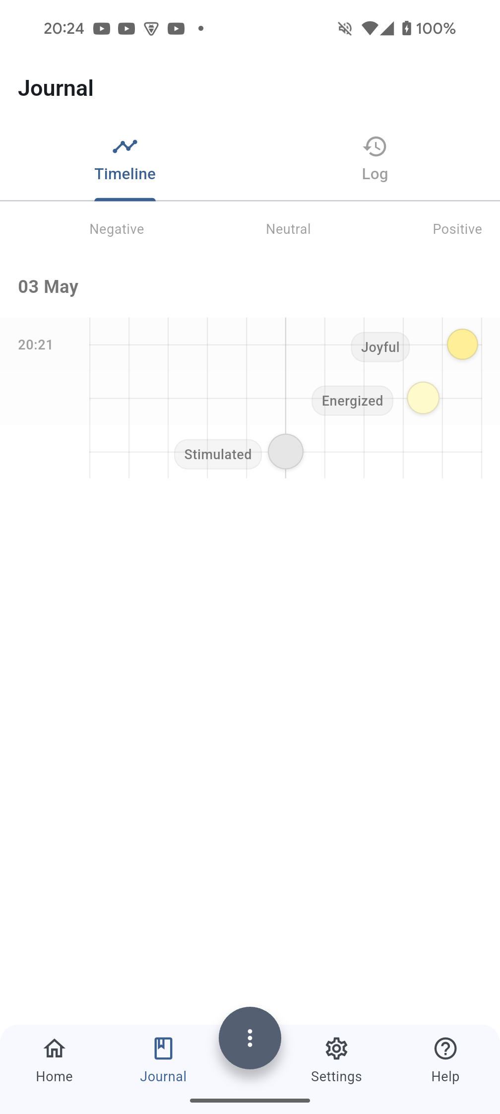 Moodaura onboarding welcome screen